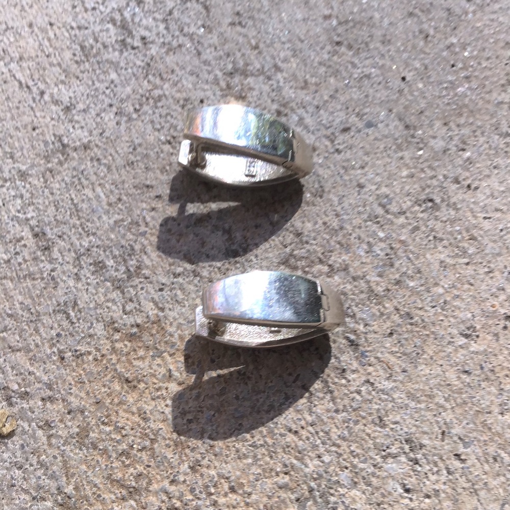 Chic Sterling Silver Earrings - Picture 3 of 3